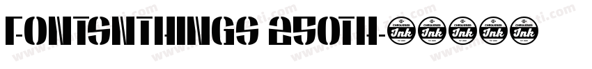 Fontsnthings 250th字体转换